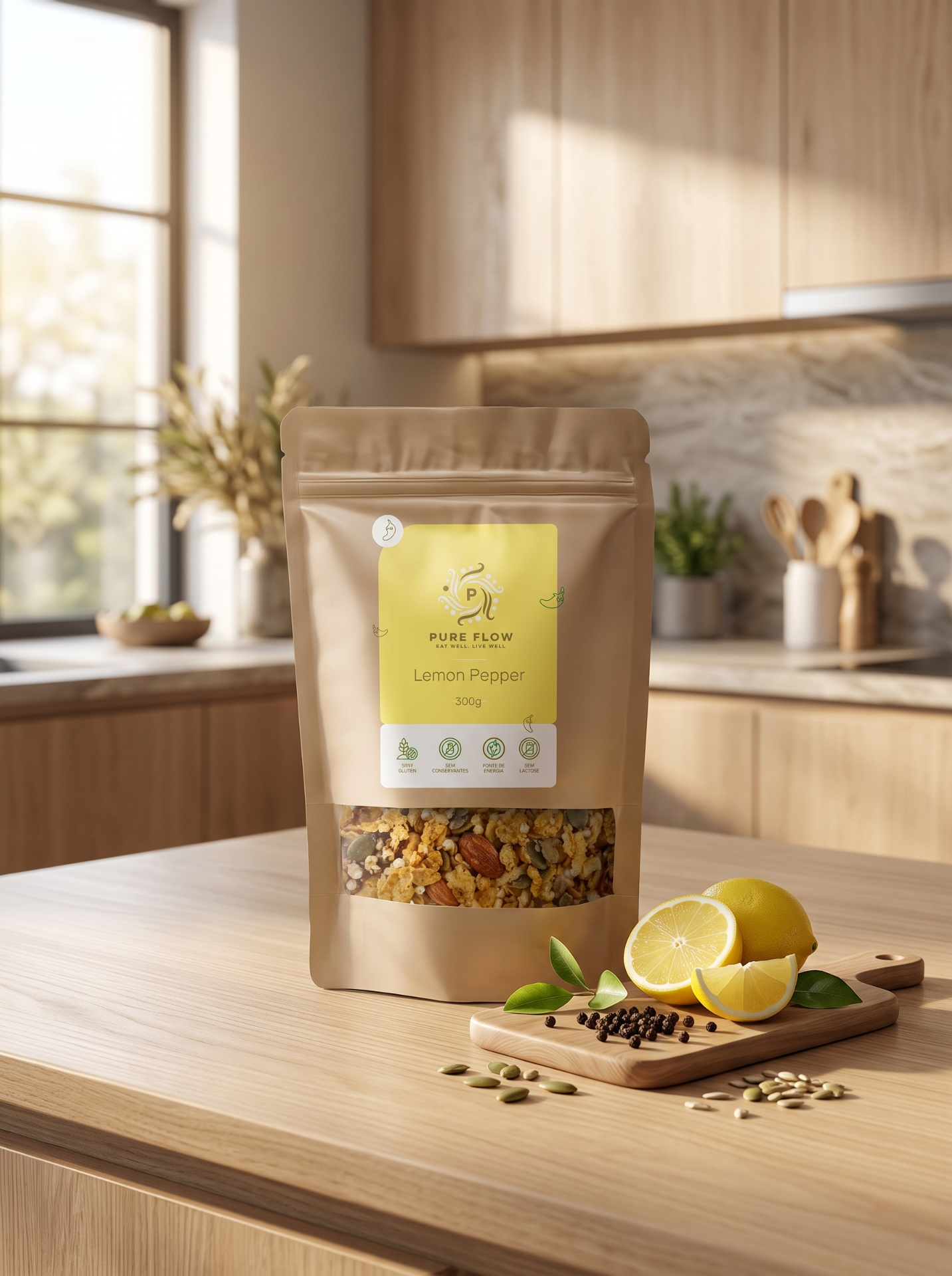 Granola Lemon Pepper Pure Flow