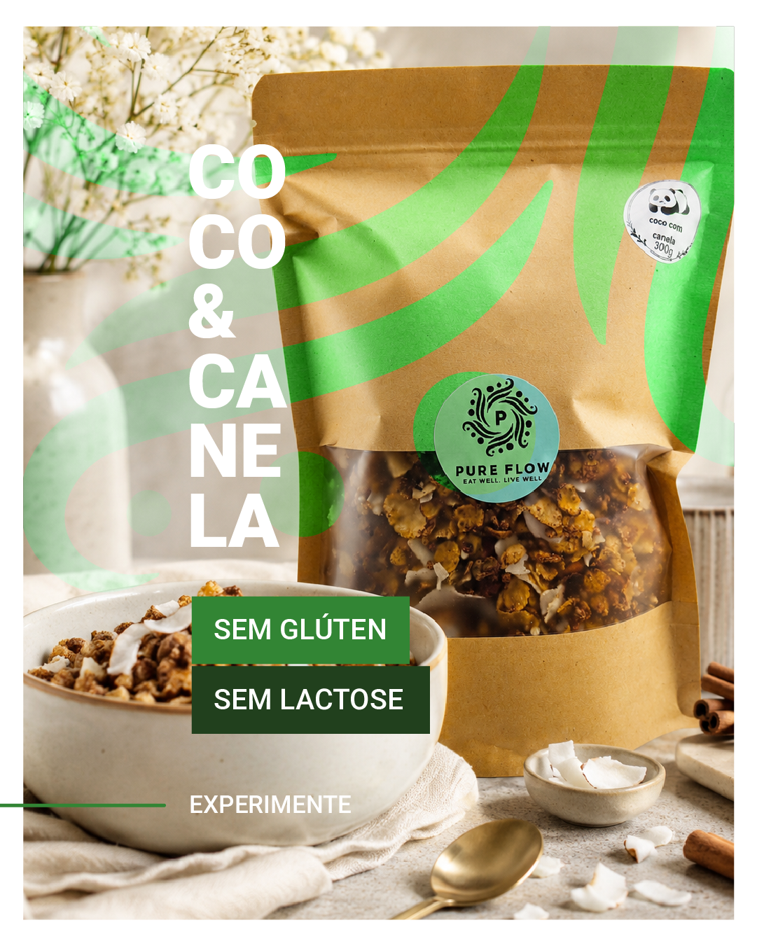PF·001 — Coco & Canela ritual matinal.